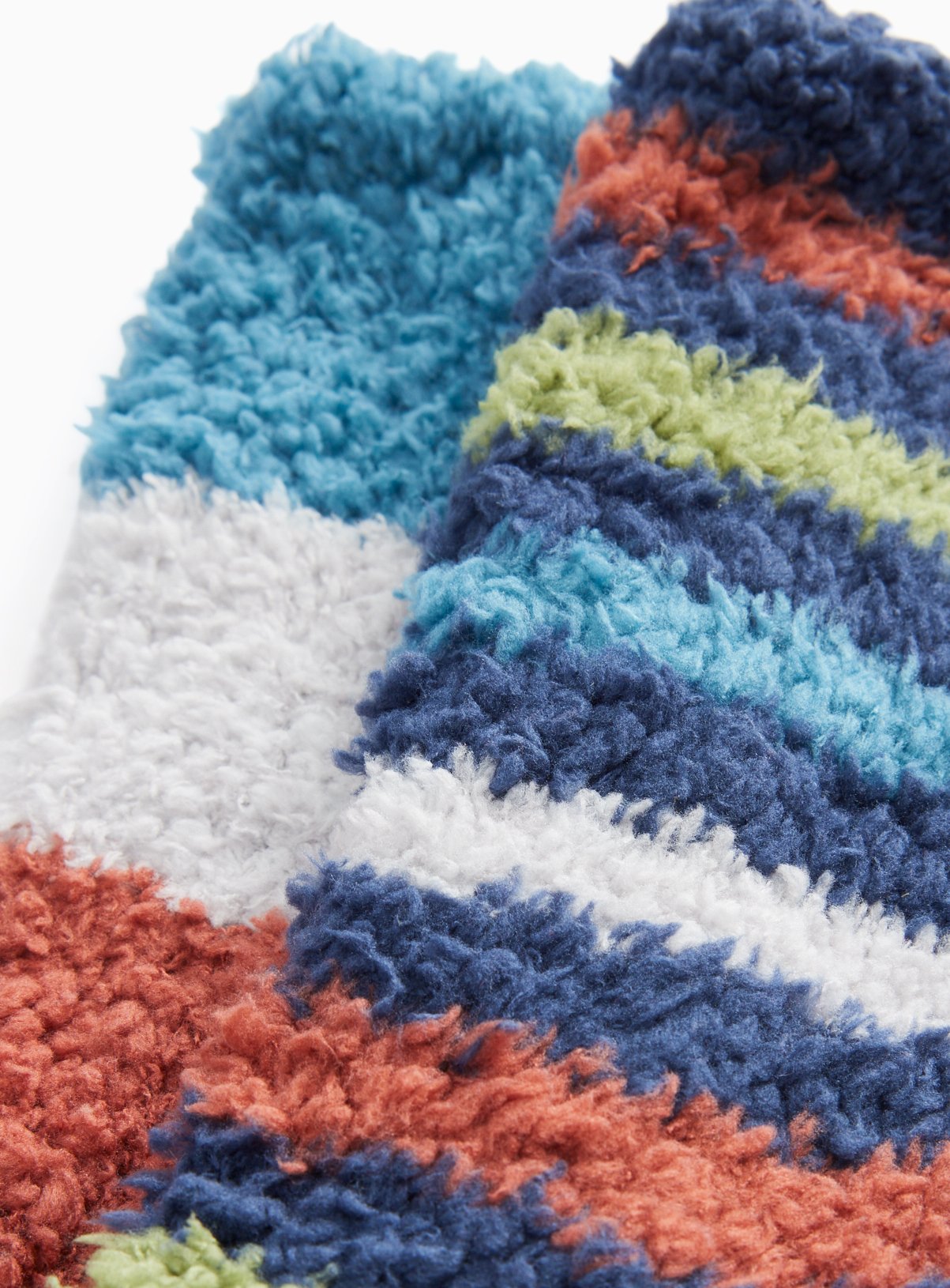 Multi-Coloured Fluffy Socks 2-Pack 3-5.5 Infant - Image 2 thumbnail